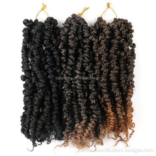 10inch 12 strands Bomb Twist freetress bohemian braid hair shiort pre passion twist